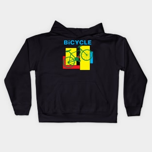 Color Block Bike Kids Hoodie